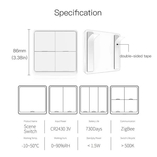 Youtomatic Zigbee Scene Switch - Image 3