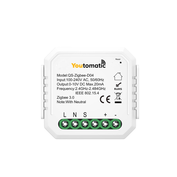 Youtomatic 0-10 V Analog Zigbee Dimmer